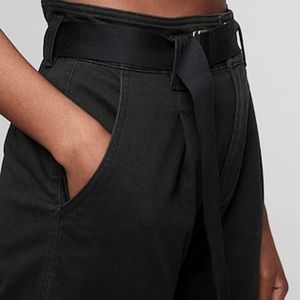 Gap High Rise Belted Khaki Pants